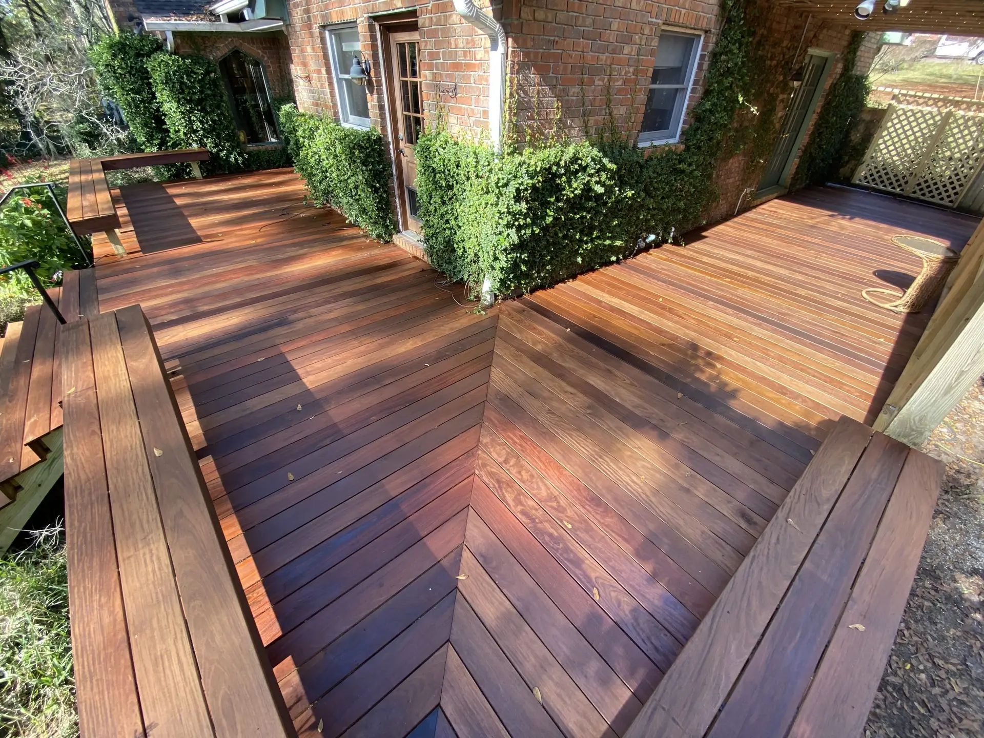 Brazilian ipe deck