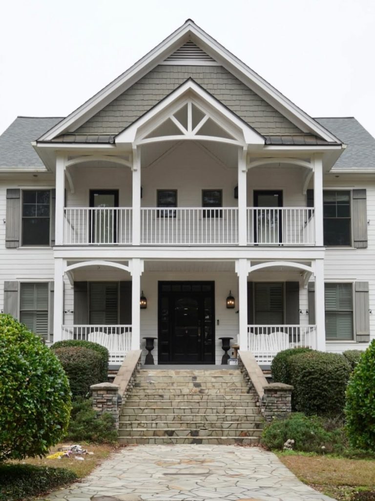 Front Porch Composite Deck